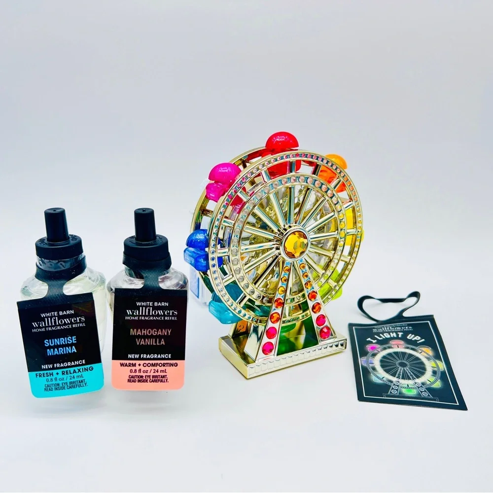 BBW 🎡 The Boardwalk 🎡 12 Pc RARE Ferris Wheel Collection - Picture 4 of 7